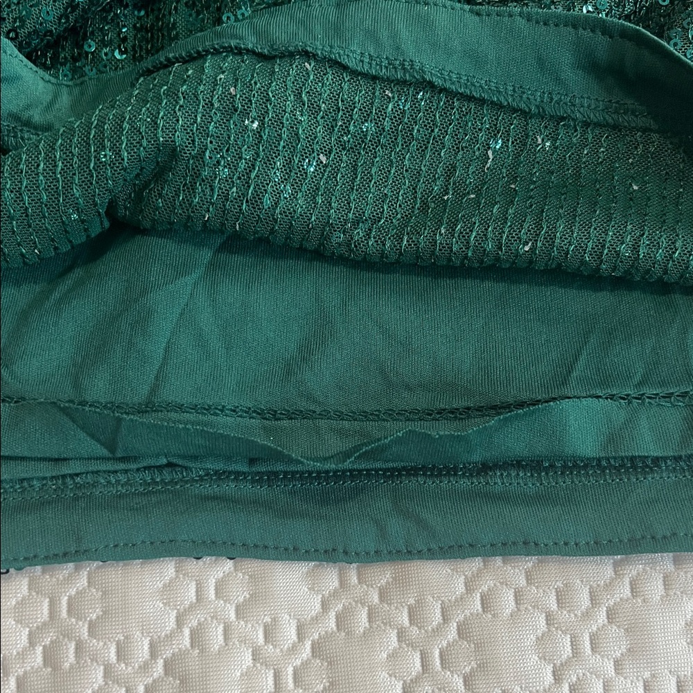 Fashion Nova Green Sequin Formal Dress - Picture 9 of 11